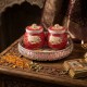 Pichwai Tray With Two Jars 