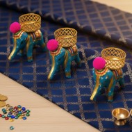 Elephant Tea light Holder for Candles