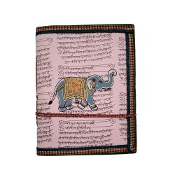 Handmade Paper Journal Diary Notebook Elephant Design