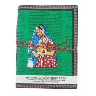 Rajasthani Bani Thani Handmade Paper Journal Notebook