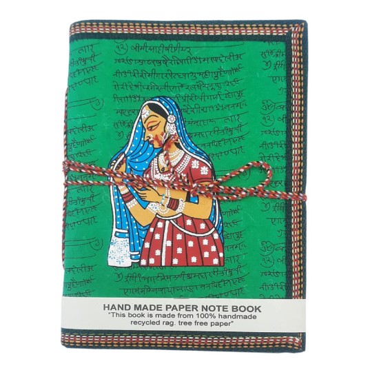 Rajasthani Bani Thani Handmade Paper Journal Notebook Rajasthani Bani Thani Handmade Paper Journal Notebook