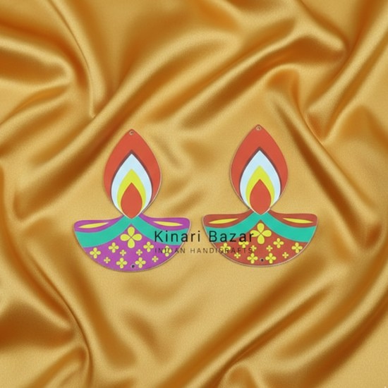 Diwali Diya Mdf Stencil