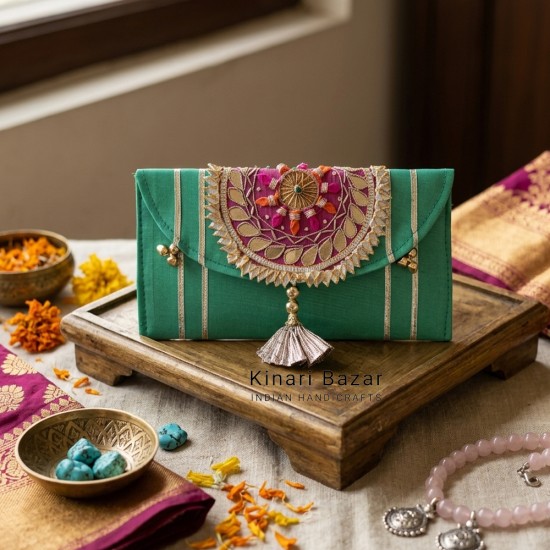 Gota Patti Clutch Bag