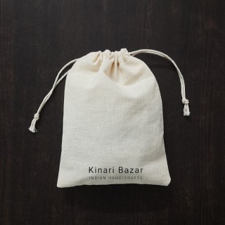 Cotton Drawstring Potli Bags I Kinari Bazar