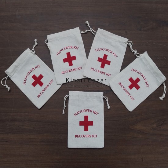Hangover Kit Potli Bags