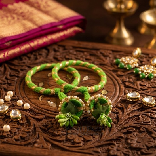 Groom Gota Patti Bangles