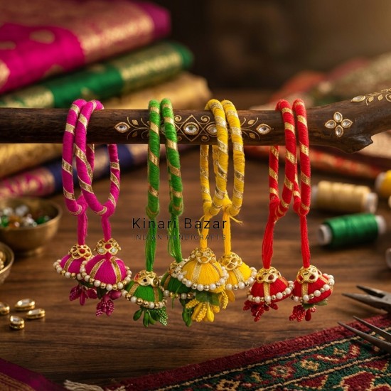 Groom Gota Patti Bangles