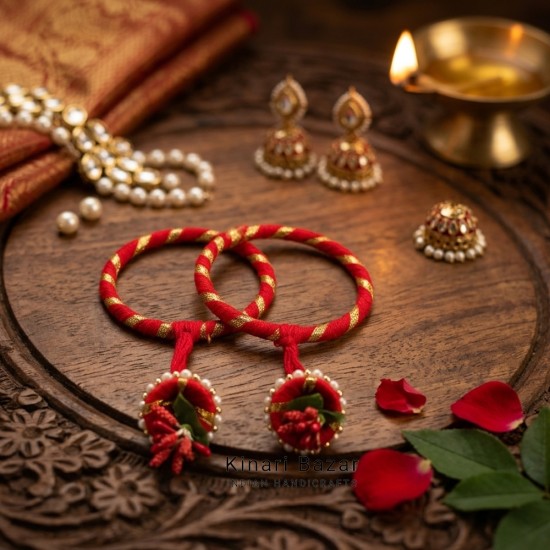 Groom Gota Patti Bangles