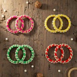 Handmade Thread Beads Bangle