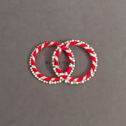 Handmade Thread Beads Bangle