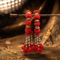 Traditional Pom Pom Latkan Bangles - Pack of 6 Pairs