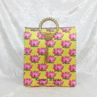 Lotus Pichwai Print Bags