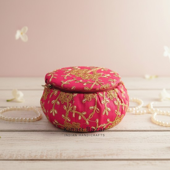 Round Embroidered Bangle Gift Box