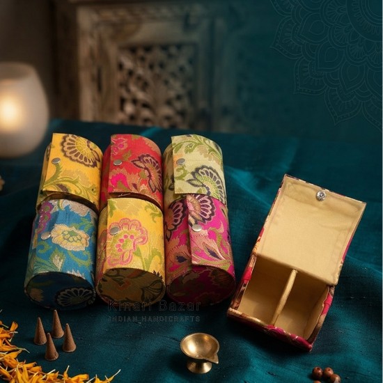 Silk Brocade Bangles Boxes