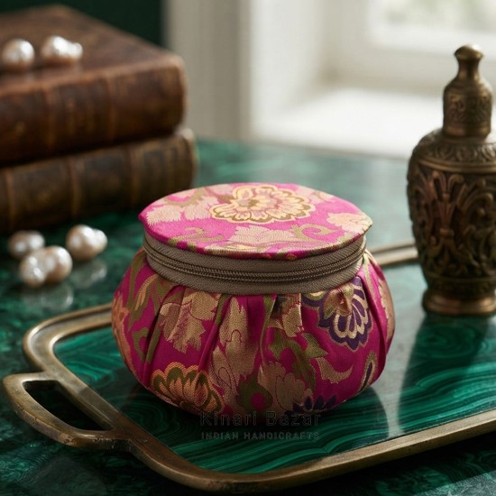 Silk Brocade Matki Boxes