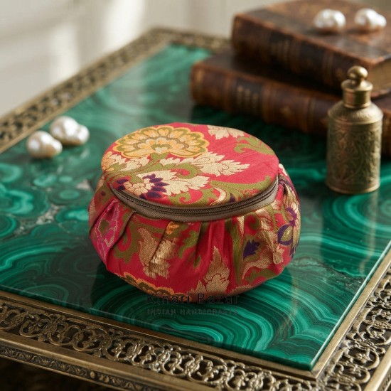 Silk Brocade Matki Boxes