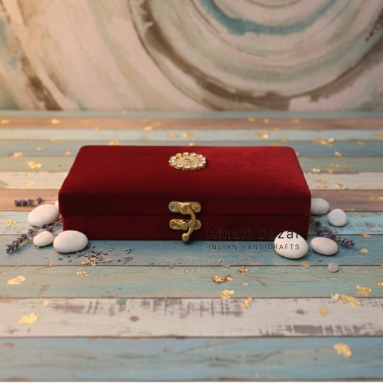 Velvet Cash Box For Wedding Gift