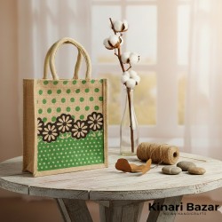 Jute Bags Flower Design