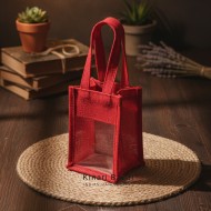 Transparent Jute Bags for Wedding Gift