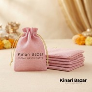 Color Jute Potli Bags Size 5x4 Inch