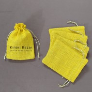 Color Jute Potli Bags Size 7x5 Inch Color Jute Potli Bags Size 7x5 Inch