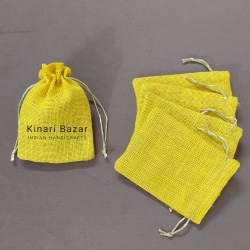Color Jute Potli Bags Size 7x5 Inch Color Jute Potli Bags Size 7x5 Inch