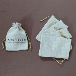 Color Jute Potli Bags Size 7x5 Inch Color Jute Potli Bags Size 7x5 Inch