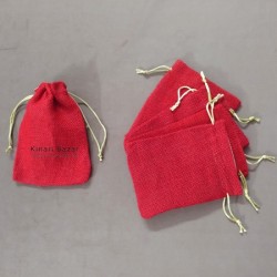 Color Jute Potli Bags Size 5x4 Inch Color Jute Potli Bags Size 5x4 Inch
