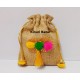 Jute Potli Bags for Gift Packaging Jute Potli Bags for Gift Packaging