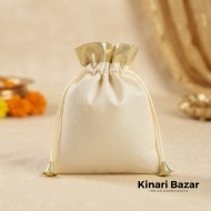 Poly Jute Gift Pouches - Size: 7x9 Inch (18x23 cm)