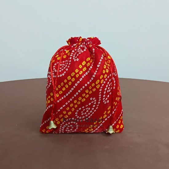 Bandhej Potli Bags 7x5 Inch Bandhej Potli Bags 7x5 Inch