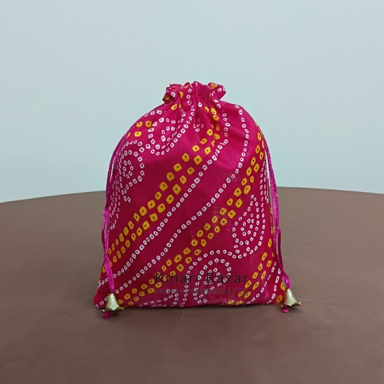 Bandhej Potli Bags 7x5 Inch Bandhej Potli Bags 7x5 Inch