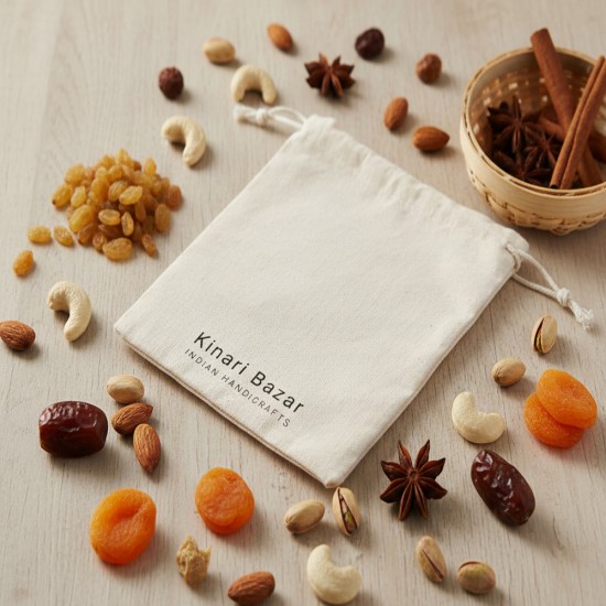 Cotton Potli Bags Size 5x4 Inch