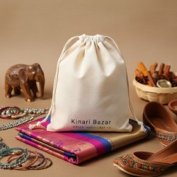 Cotton Potli Bags Size 5x4 Inch