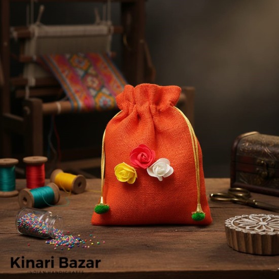 Decorative Jute Potli Bags 