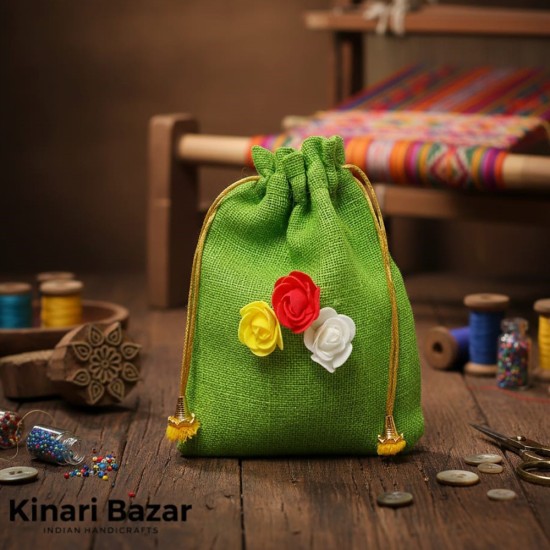 Decorative Jute Potli Bags 