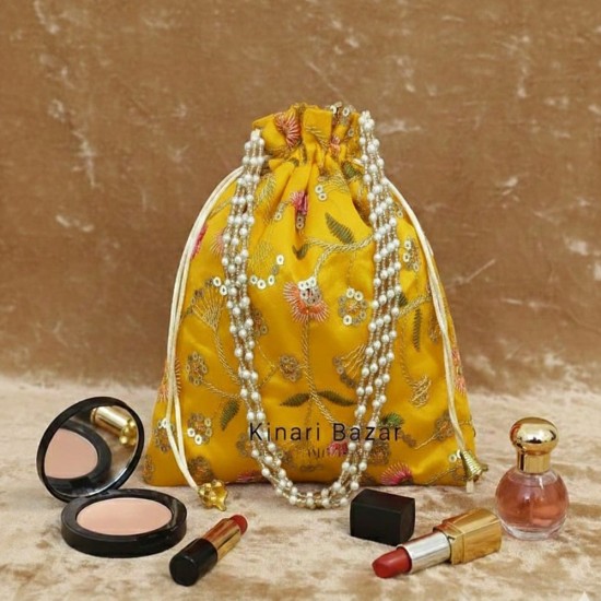 Festive Embroidered Potli Bag