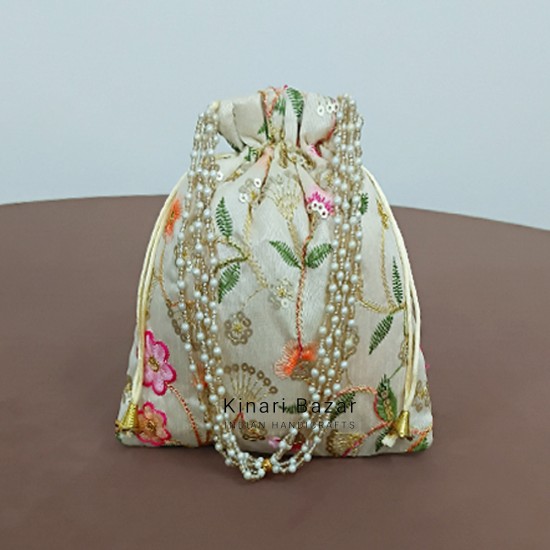 Festive Embroidered Potli Bag