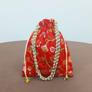 Festive Embroidered Potli Bag Festive Embroidered Potli Bag