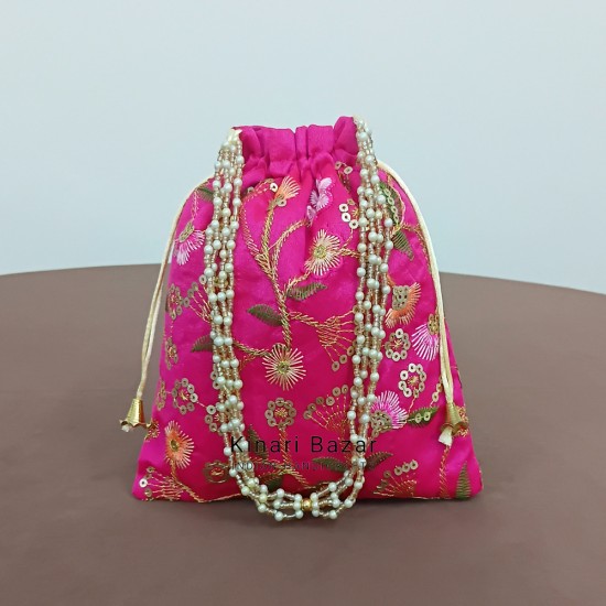 Festive Embroidered Potli Bag