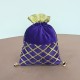 Gota Check Velvet Potli Bags Gota Check Velvet Potli Bags