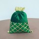 Gota Check Velvet Potli Bags Gota Check Velvet Potli Bags