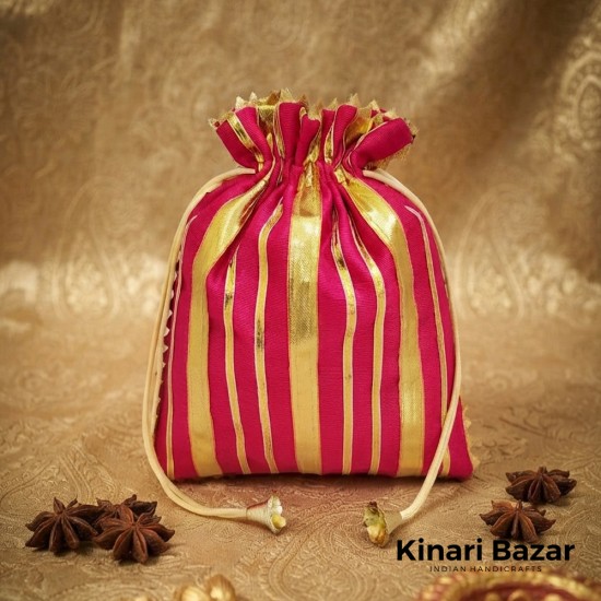 Gota Line Potli Bags