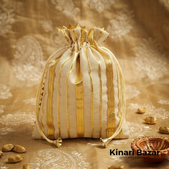 Gota Line Potli Bags