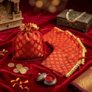 Haldi kumkum Potli Bags