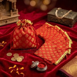 Haldi kumkum Potli Bags