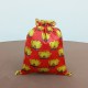 Lotus Print Potli Bags
