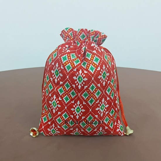 Patola Print Potli Bags for Gift