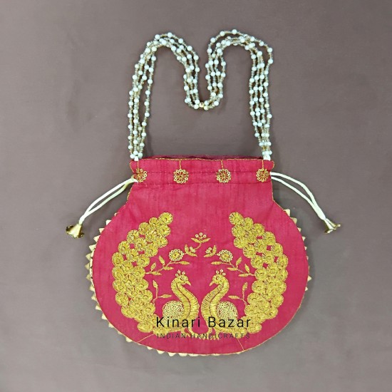 Peacock Potli Bags Peacock Potli Bags