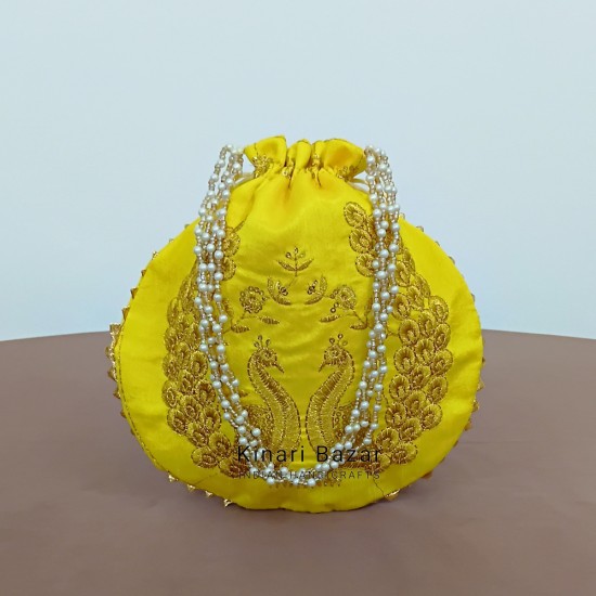 Peacock Potli Bags Peacock Potli Bags
